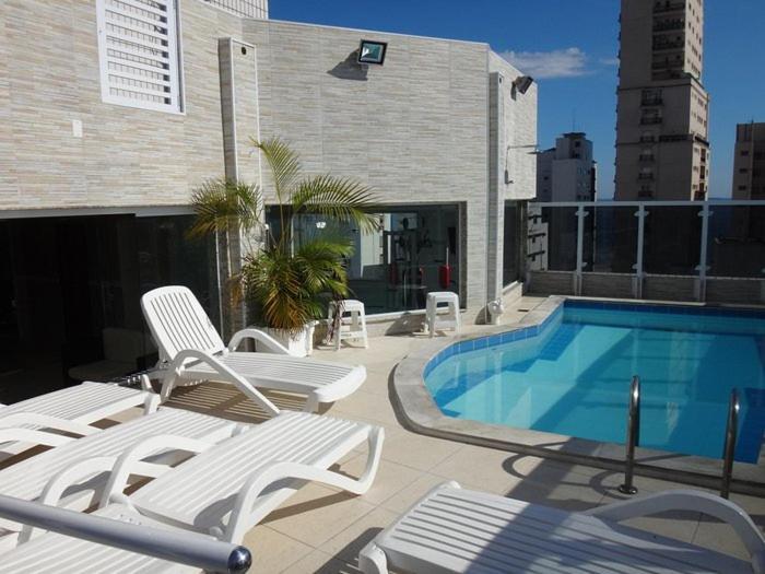 Atlantico Flat Gonzaga Aparthotel ซันโตส ภายนอก รูปภาพ